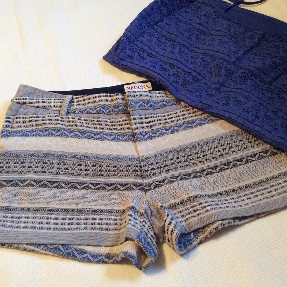 MERONA SHORT SHORTS SIZE